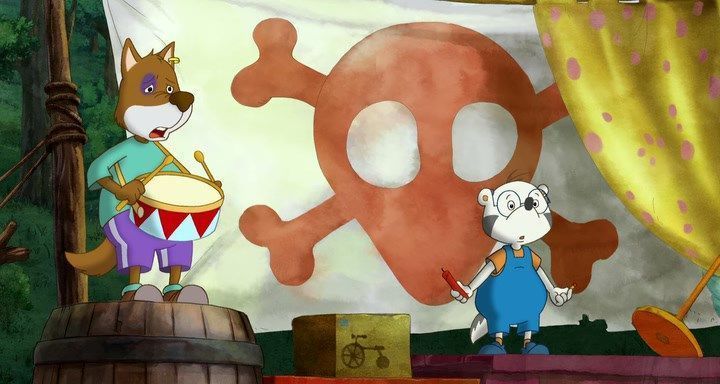 Пустотливе вороненя / Ворон - маленький пустун