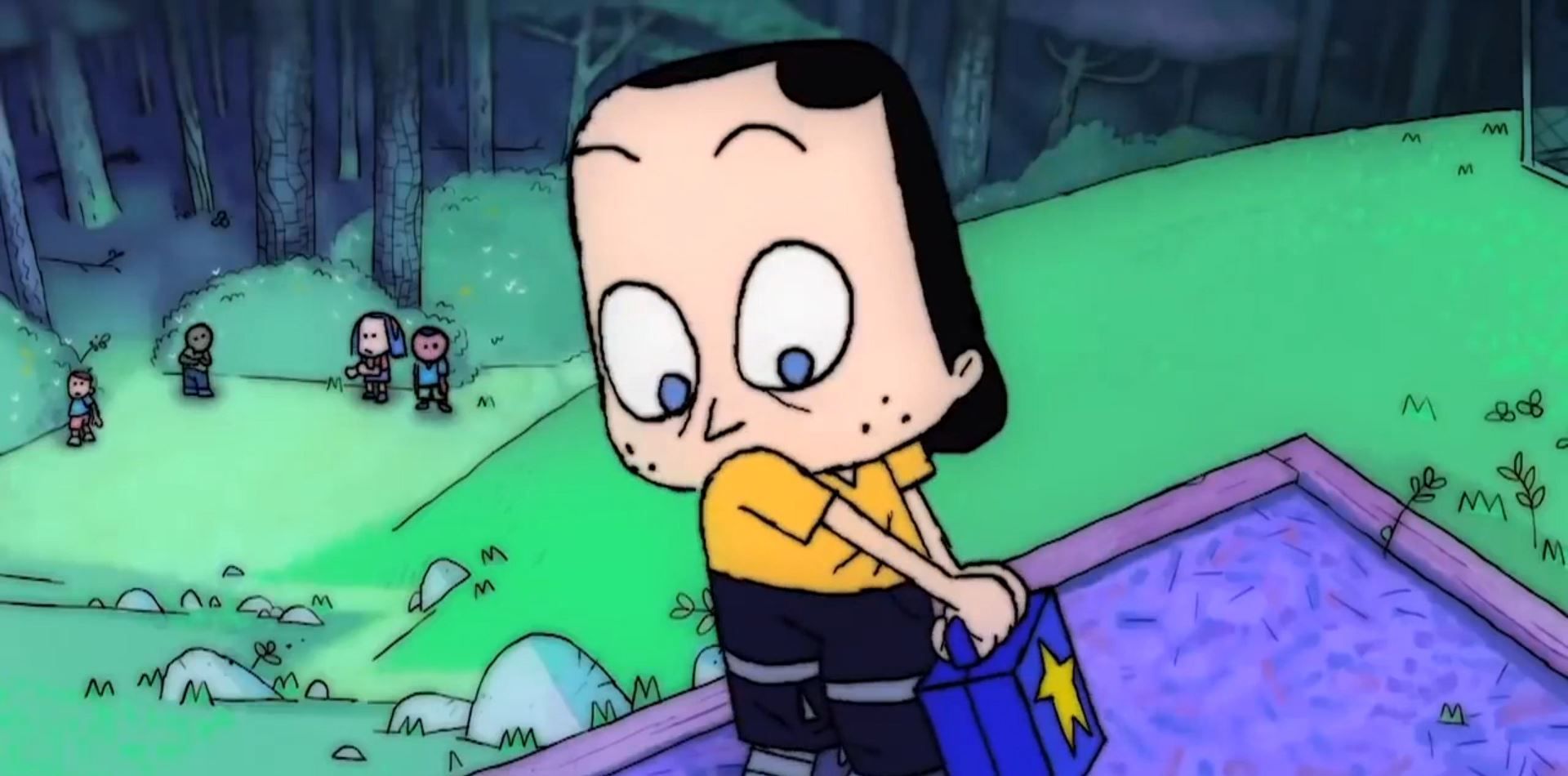 Там у лісі людина