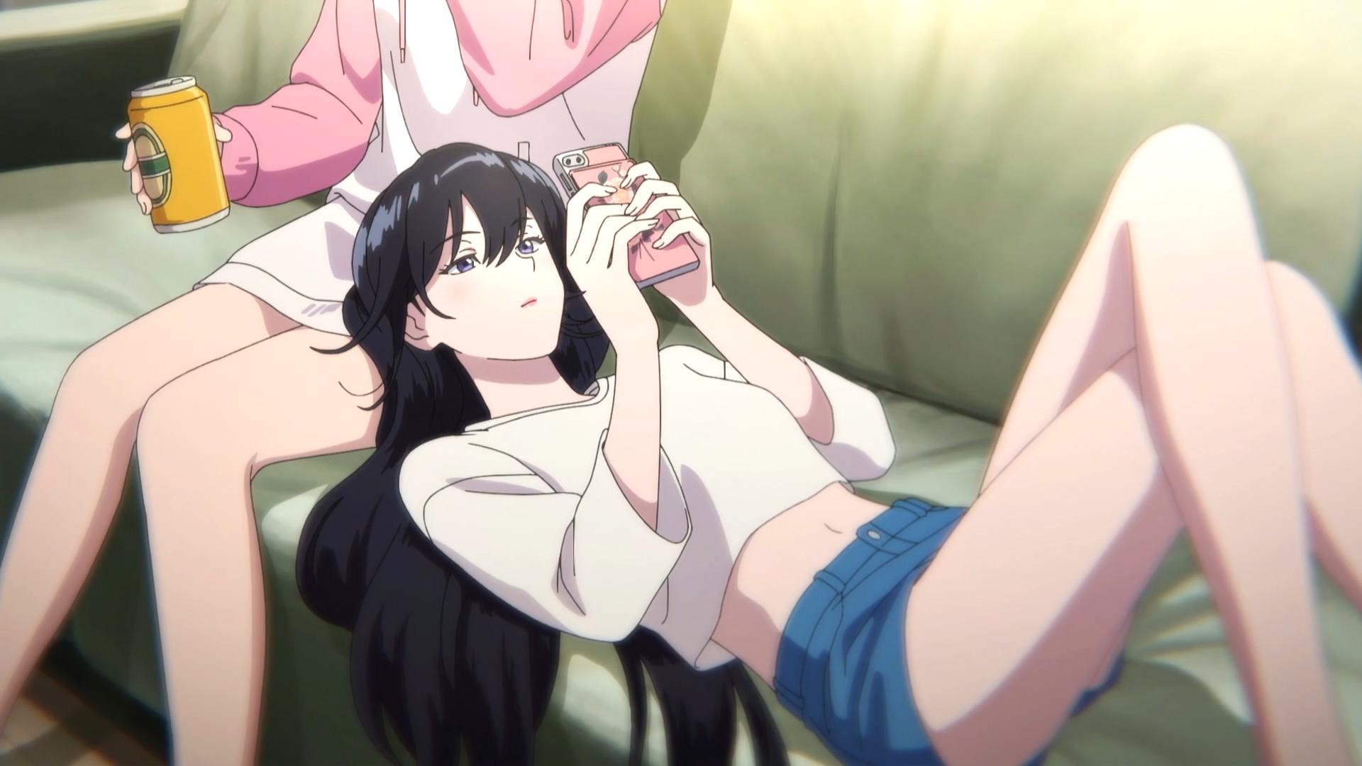 Дівчина знизу