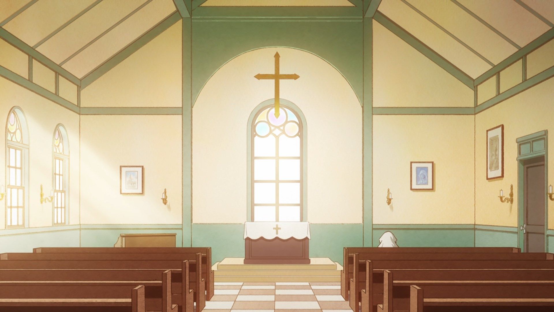 Біла свята діва та чорний священник