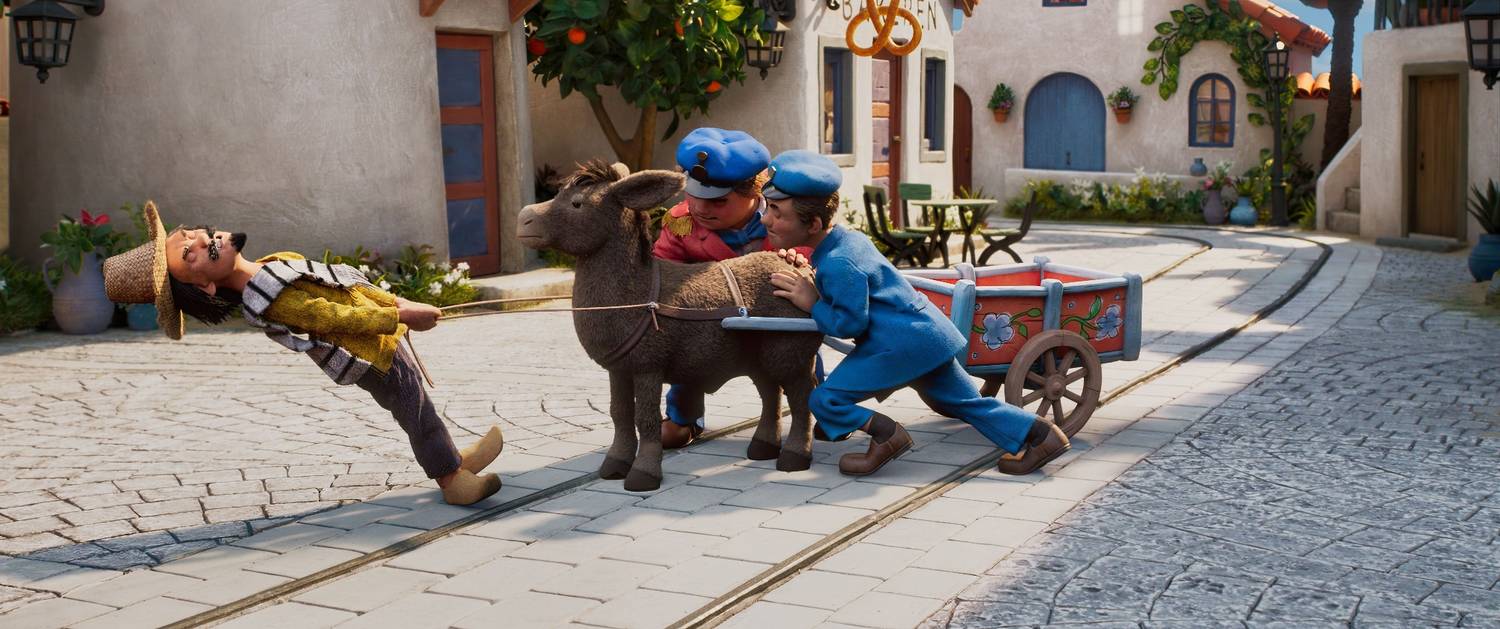 Троє розбійників і лев