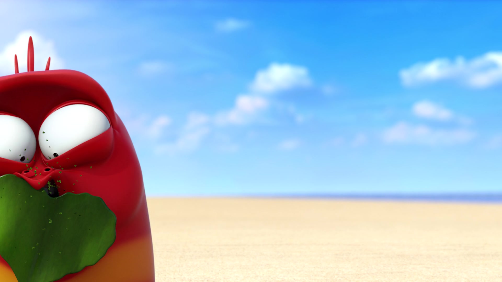 Личинки на острові