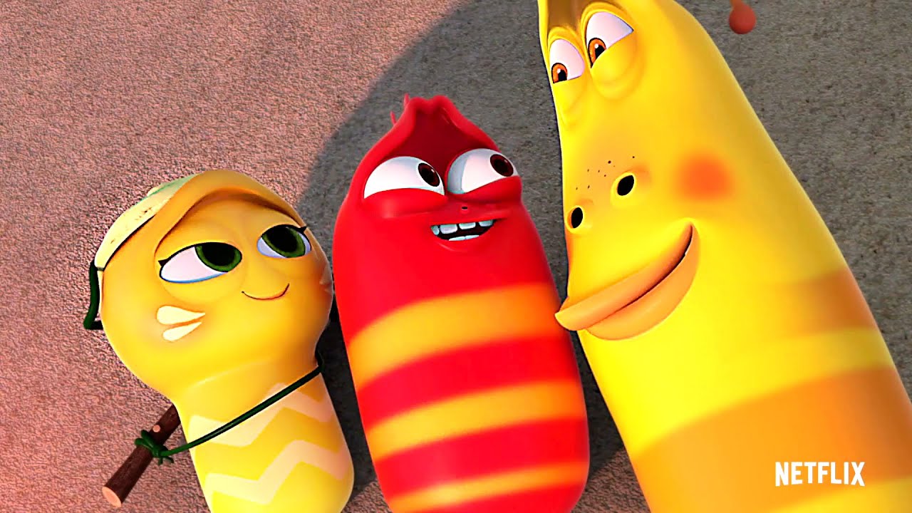 Личинки на острові