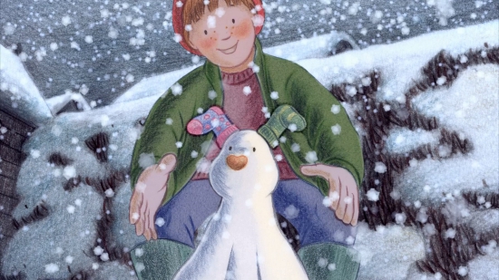 Сніговик і Сніговий пес