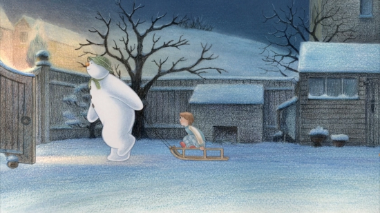 Сніговик і Сніговий пес