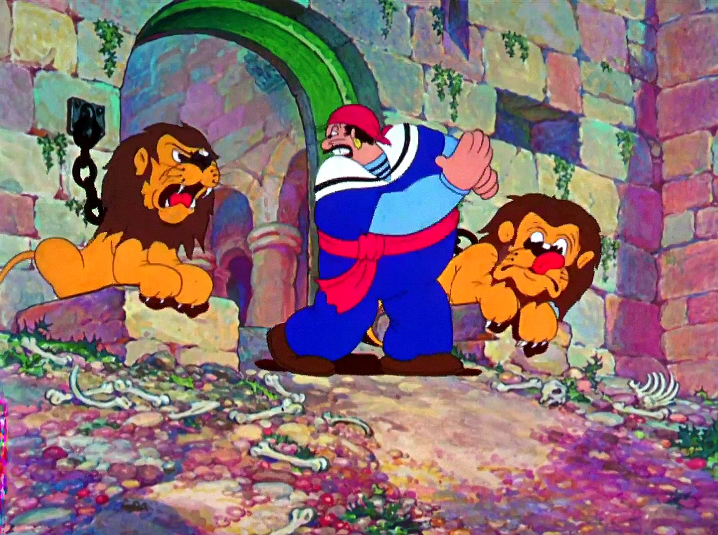 Попай Моряк зустрічає Синдбада Моряка