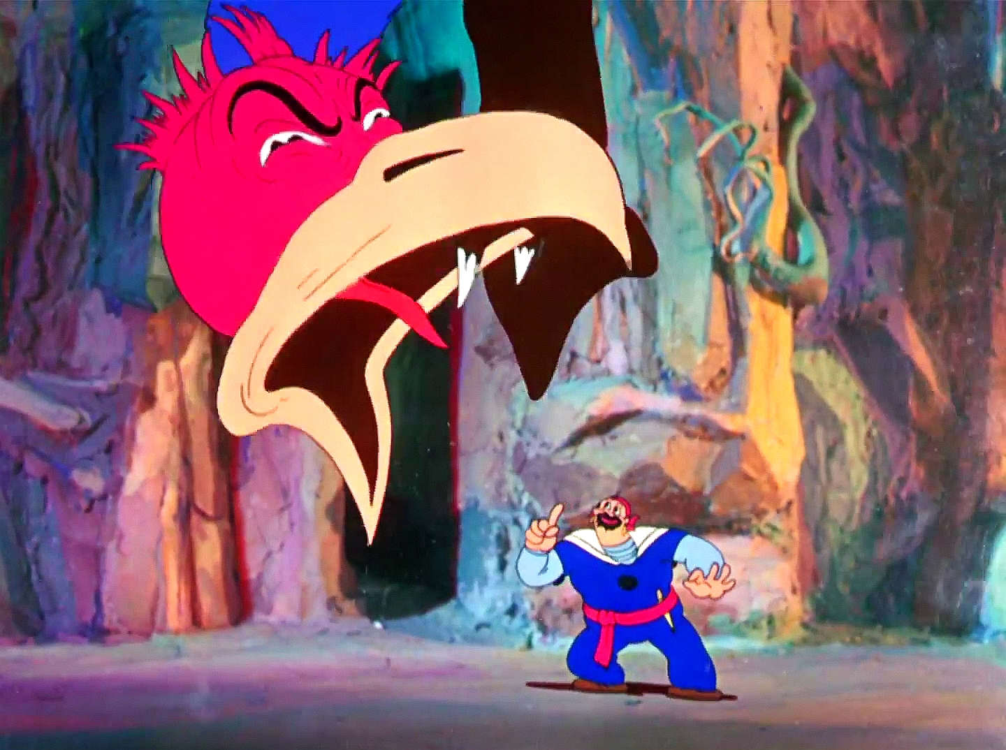 Попай Моряк зустрічає Синдбада Моряка