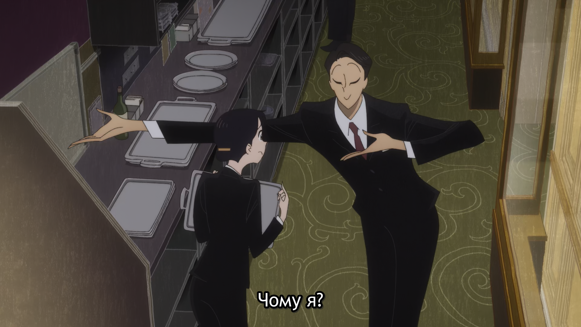 Консьєржка з магазину Хокьоку