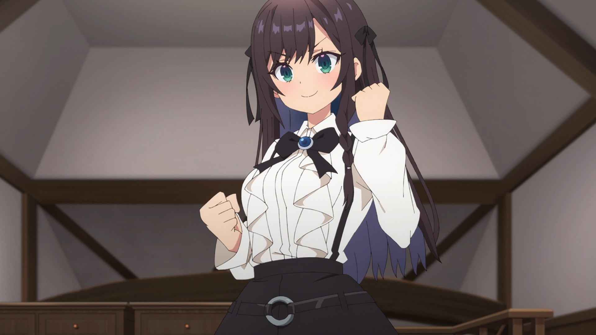 Може я і рецепціоністка в гільдії, але сама здолаю боса, щоб не перепрацьовувати / Я, працівниця гільдії, радше замочу боса в соло, ніж гаруватиму понаднормово / Я адміністраторка гільдії, яка не хоче перетрудитися, тому сама перемагатиму боса